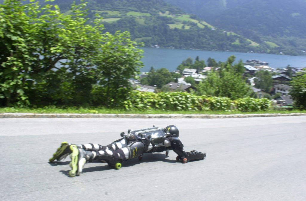 Jean Yves Blondeau Rollerman at Zell am See