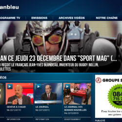 page of Leman Bleu french swiss TV
