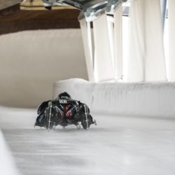 Rollerman on ice at Sigulda