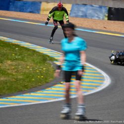 24h du Mans Roller Rollerman at 24 hours of le Mans Roller