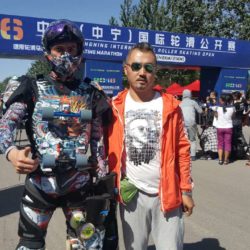 Rollerman at Zhongning