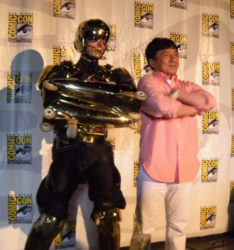 Jackie Chan and Jean Yves Blondeau Comic-con with Jackie Chan