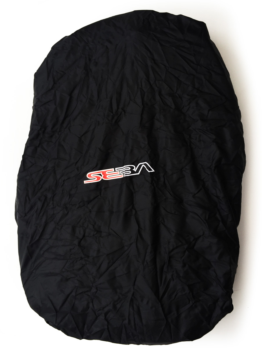 big seba skate bag covered with rain protection