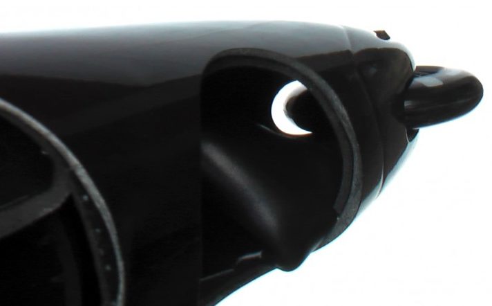Detail of the handle of the arm of Buggy Rollin Black-Black full set