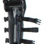 Black knee with black wheels with opened straps of Black-Black full Buggy Rollin se
