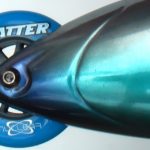 blue hand wheel of silver-blue buggy rollin set