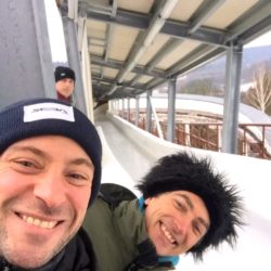 Rollerman on ice at Sigulda