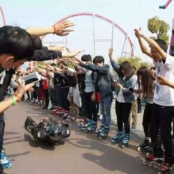 Rollerman at Wuhan