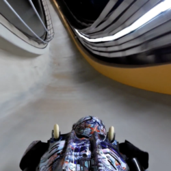 Rollerman at Sochi Bob Track race