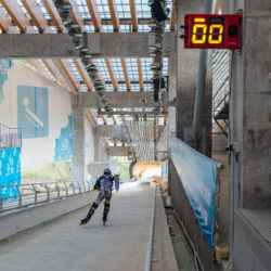 Rollerman at Sochi Bob Track race